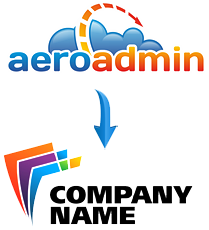 Ein Beispiel für aeroadmin Branding 